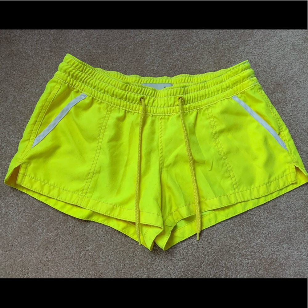 Neon Yellow Swim Shorts
